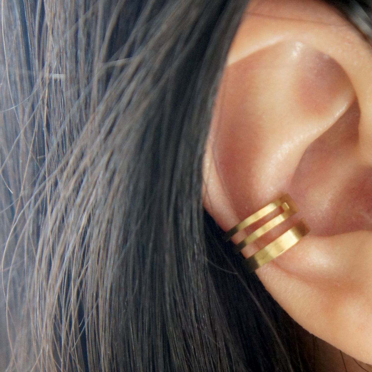 Double ring gold earcuff No.438 - アクセサリー