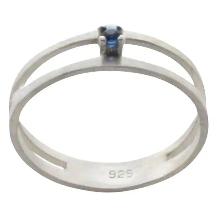 Sterling 2025 silver sapphire