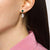 18-Karat Yellow Gold Freshwater Pearls Malachite Earrings