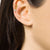 Structure Curve Gold plated sterling silver Pearl Ear Cuff (DC10)