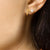 HSU 18-Karat Yellow Gold Akoya Pearl geometric earrings