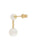 Making Marks 18-karat gold double Akoya Pearl earring  (FW)