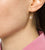 HSU 18-Karat Yellow Gold Akoya Pearls Wire Drawing Forging Hanging Earring  (MM)(F)
