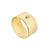 Time After Time Diamond 18 Karat Yellow Gold Wide Ring, UK M (FG)(W)