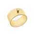 Time After Time Diamond 18 Karat Yellow Gold Wide Ring, UK M (FG)(W)