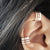 HSU triple line sterling silver ear cuff  (UL19)