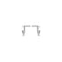 (A) Unfinishing Line  curve sterling silver earring  (UL21S)(UL)