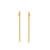 HSU One or Two Sphere long Extension Stud /  Gold (MM19E11) (MM)