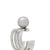 HSU triple line pearl embellished cuff earring (DC25S)
