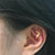 (A) HSU 18-Karat Yellow Gold curve earrings (UL21)(UL)(F)